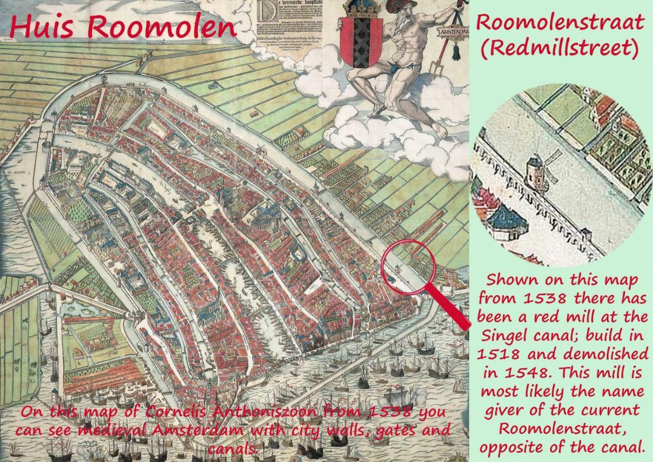 Huis Roomolen Amsterdam Bagian luar foto